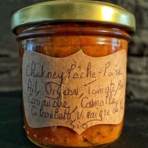 Chutney de Pêche-Poire Bio 150g