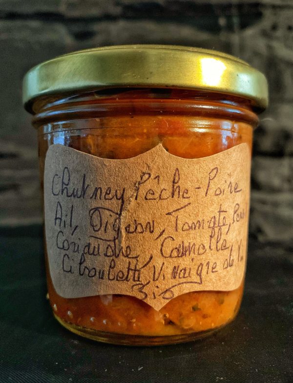 Chutney Pêche-Poire Bio